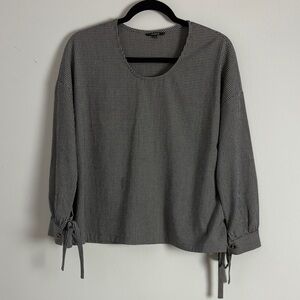 FRNCH Gingham Blouse Size M/L